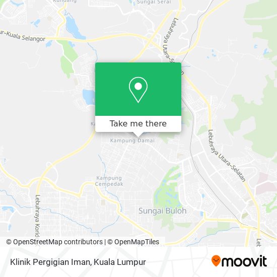 Klinik Pergigian Iman map