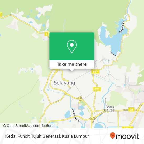 Kedai Runcit Tujuh Generasi map