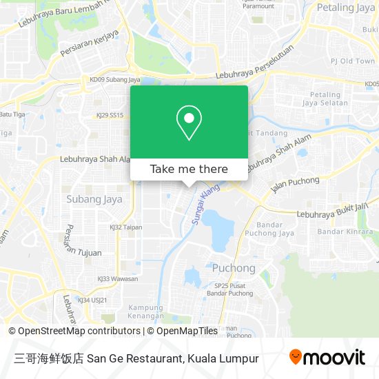 三哥海鲜饭店 San Ge Restaurant map