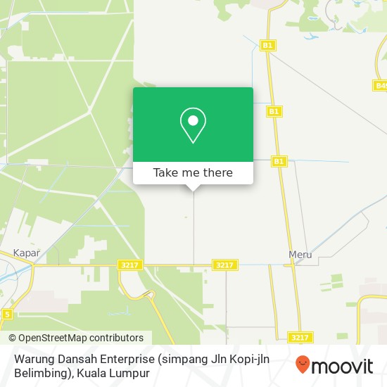 Warung Dansah Enterprise (simpang Jln Kopi-jln Belimbing) map