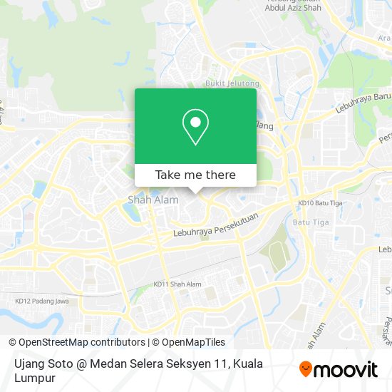 Ujang Soto @ Medan Selera Seksyen 11 map