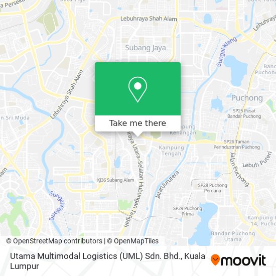 Utama Multimodal Logistics (UML) Sdn. Bhd. map