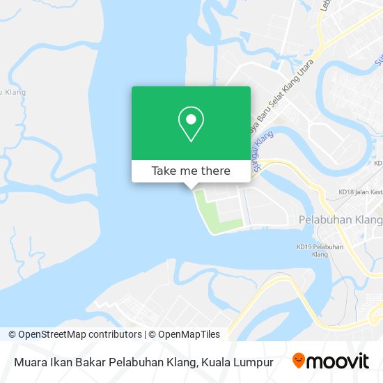 Peta Muara Ikan Bakar Pelabuhan Klang