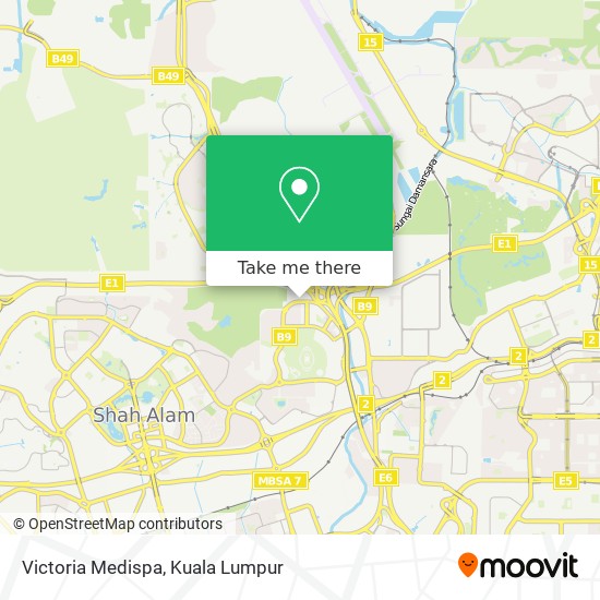 Victoria Medispa map