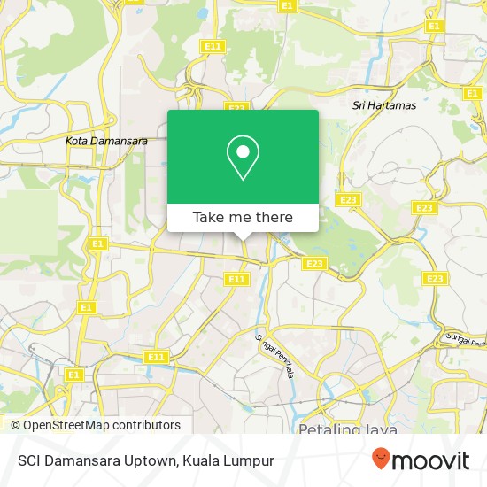 SCI Damansara Uptown map