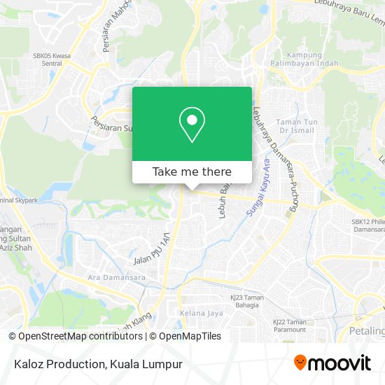 Kaloz Production map
