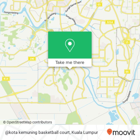 Peta @kota kemuning basketball court
