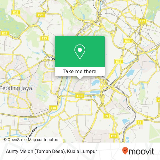 Aunty Melon (Taman Desa) map