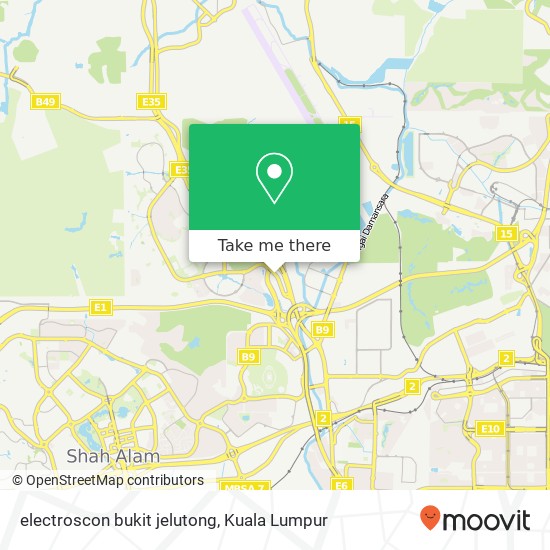 Peta electroscon bukit jelutong