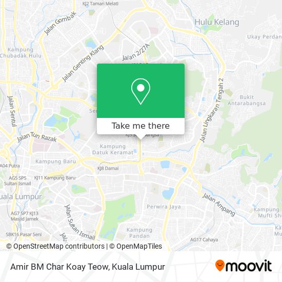 Amir BM Char Koay Teow map