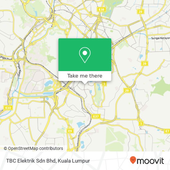 Peta TBC Elektrik Sdn Bhd