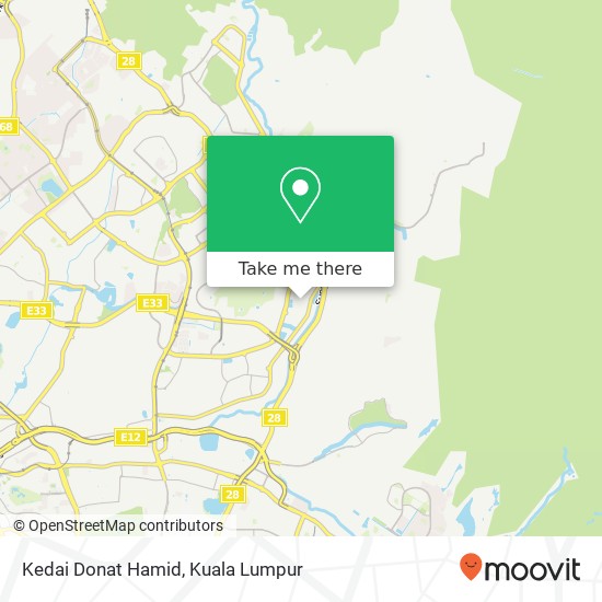 Kedai Donat Hamid map