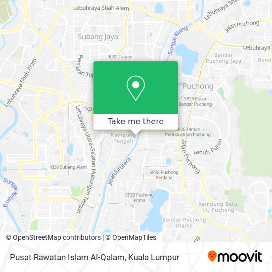 Bagaimana Untuk Pergi Ke Pusat Rawatan Islam Al Qalam Di Puchong Menggunakan Bas Atau Mrt Lrt