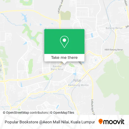 Popular Bookstore @Aeon Mall Nilai map