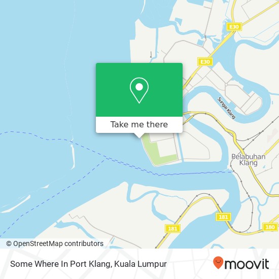 Some Where In Port Klang map