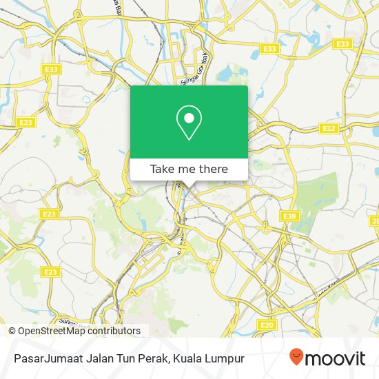 Peta PasarJumaat Jalan Tun Perak