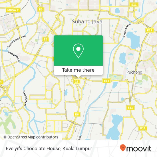 Evelyn's Chocolate House map