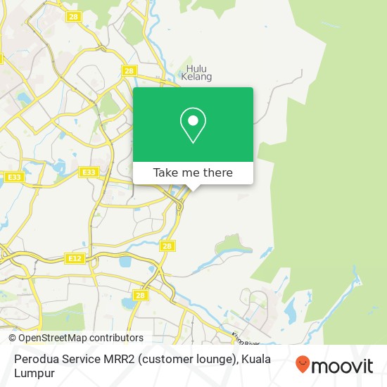 Peta Perodua Service MRR2 (customer lounge)