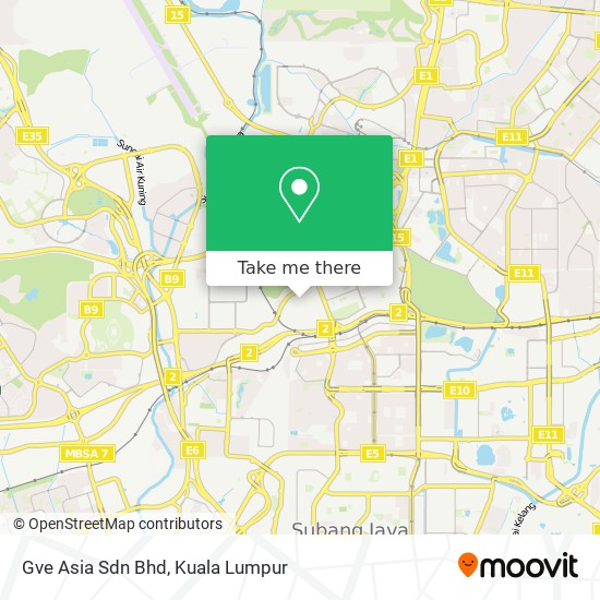 Gve Asia Sdn Bhd map
