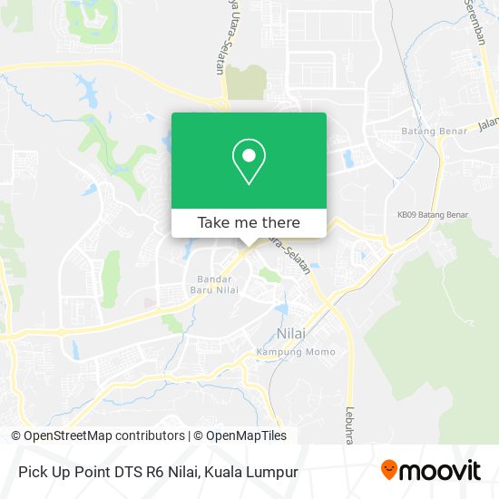 Pick Up Point DTS R6 Nilai map