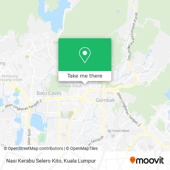 Nasi Kerabu Selero Kito map