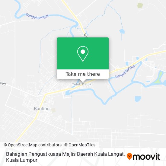 Bahagian Penguatkuasa Majlis Daerah Kuala Langat map