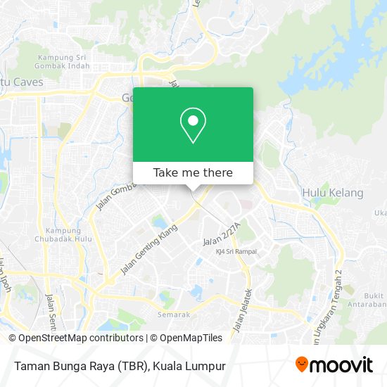 Taman Bunga Raya (TBR) map