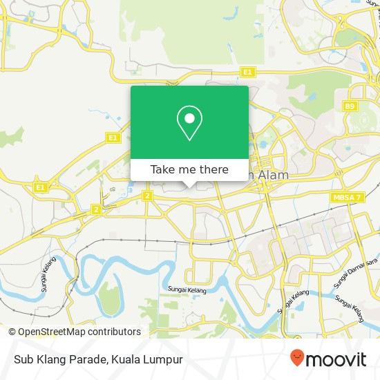 Peta Sub Klang Parade