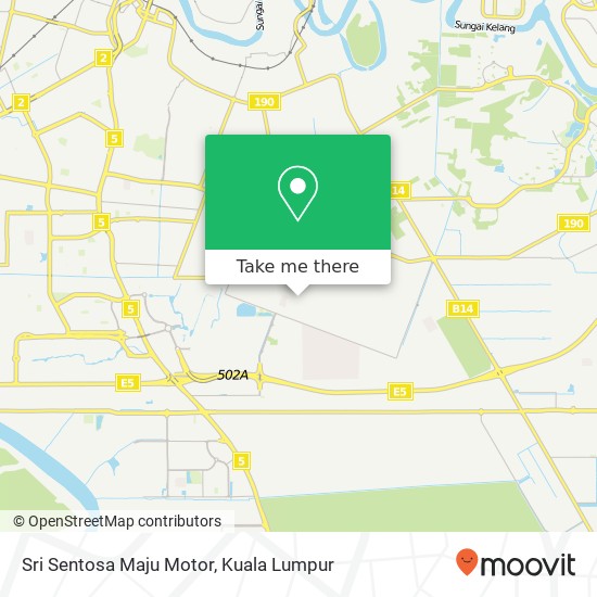 Sri Sentosa Maju Motor map