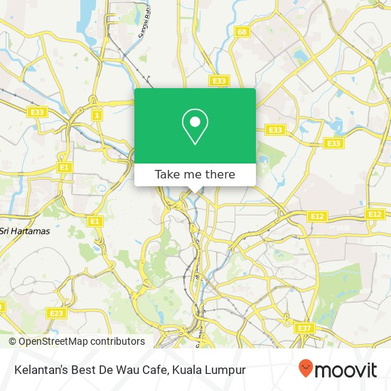 Kelantan's Best De Wau Cafe map