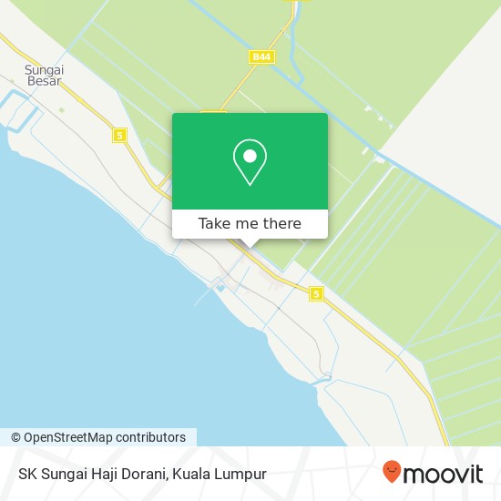 SK Sungai Haji Dorani map