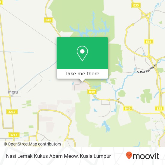 Nasi Lemak Kukus Abam Meow map