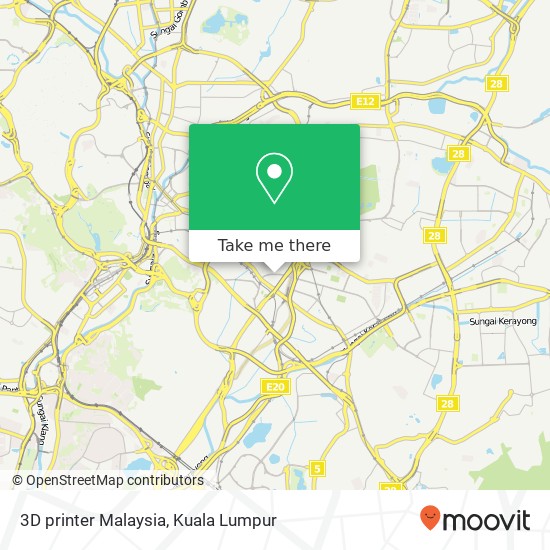 3D printer Malaysia map