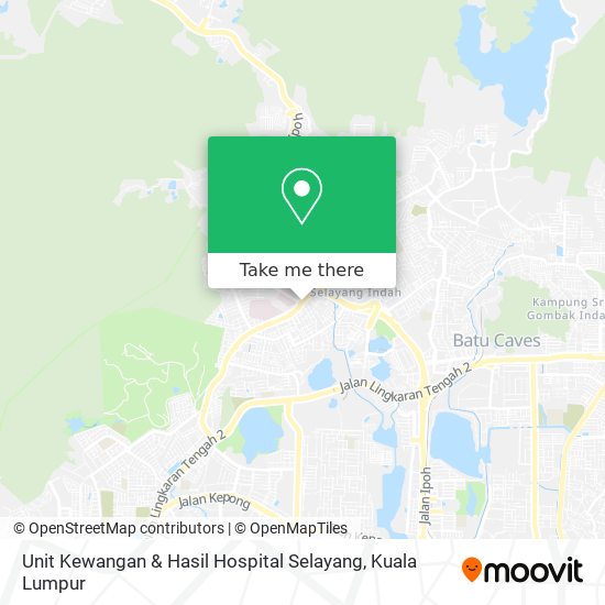 Peta Unit Kewangan & Hasil Hospital Selayang