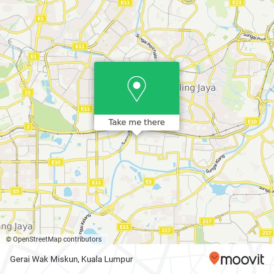 Gerai Wak Miskun map