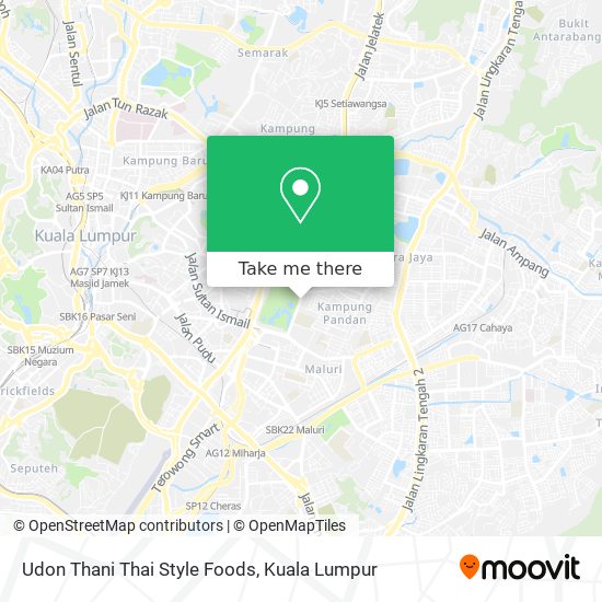 Udon Thani Thai Style Foods map