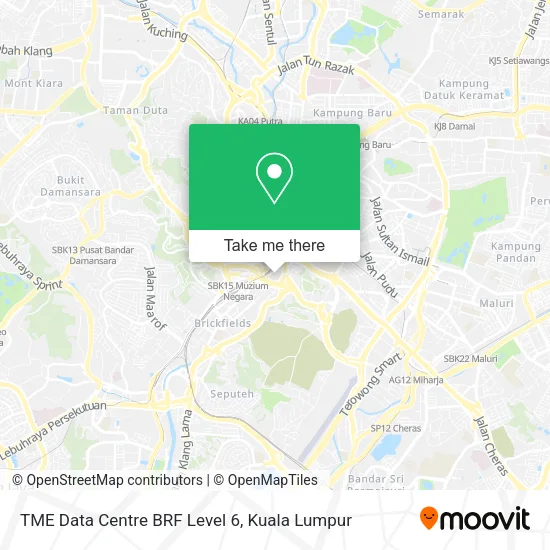 TME Data Centre BRF Level 6 map