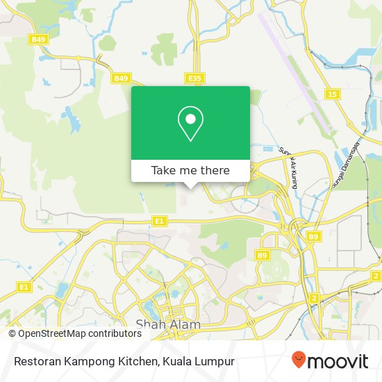 Peta Restoran Kampong Kitchen