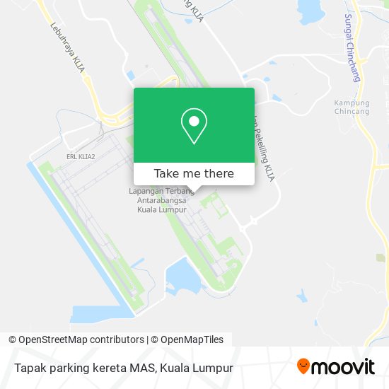 Peta Tapak parking kereta MAS