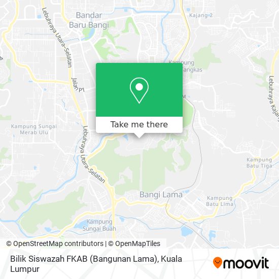 Bilik Siswazah FKAB (Bangunan Lama) map