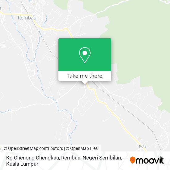 Peta Kg Chenong Chengkau, Rembau, Negeri Sembilan