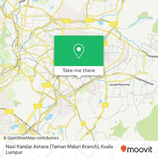 Nasi Kandar Astana (Taman Maluri Branch) map