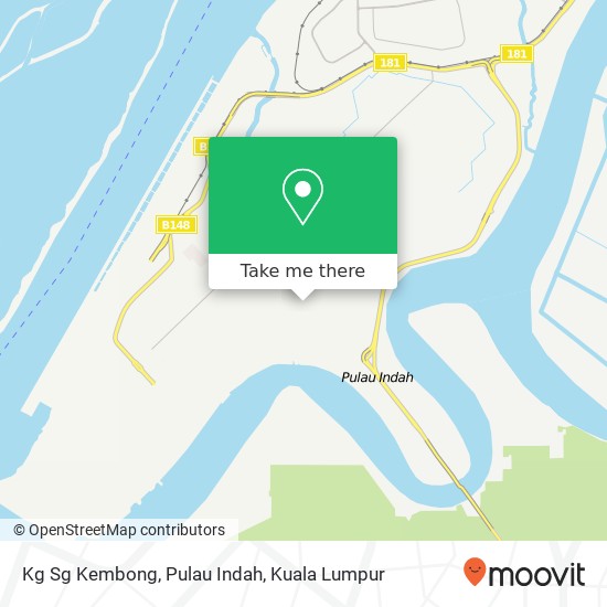 Peta Kg Sg Kembong, Pulau Indah
