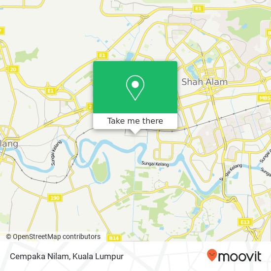 Cempaka Nilam map