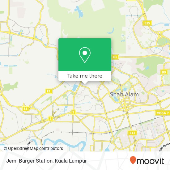 Jemi Burger Station map