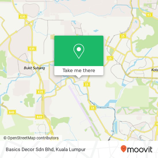 Basics Decor Sdn Bhd map