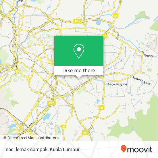 nasi lemak campak map