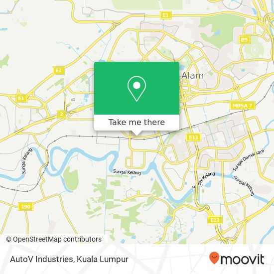 AutoV Industries map