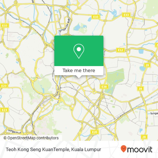 Teoh Kong Seng KuanTemple map