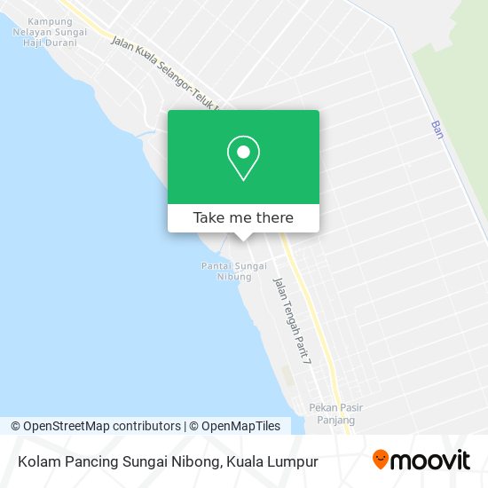 Peta Kolam Pancing Sungai Nibong